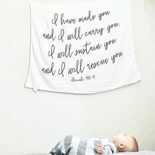 Load image into Gallery viewer, Isaiah 46:4 Organic Swaddle