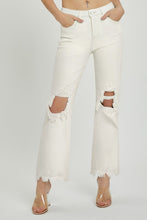 Load image into Gallery viewer, Precious Promises Risen Cream Distressed Jeans.