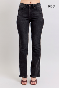 Judy Blue Regular Length Breathe In Joy Black Denim