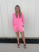 Load image into Gallery viewer, The Lucky One Hot Pink Smocked Waist Shorts