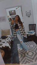 Load image into Gallery viewer, Like The First Time Black Plaid Flannel