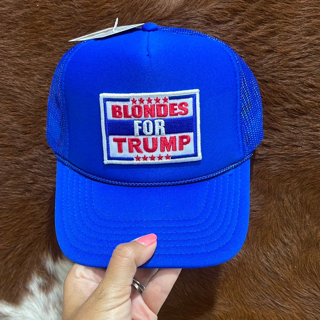 Blondes For Trump Trucker Hat