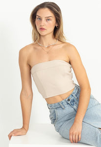 Totally Taupe Tube Top