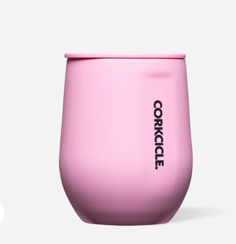 Corkcicle Sun Soaked Pink Stemless