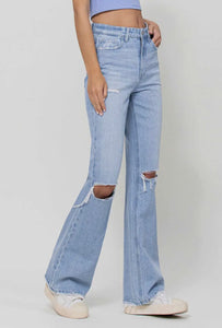 Faith Moves Mountains High Rise Jeans