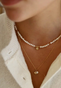 Katie Waltman Pearl Beaded Star Medallion Necklace