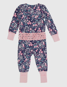 Moonlight Meadow Ruffle Butt Onesie