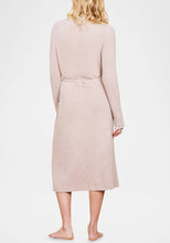 Load image into Gallery viewer, Barefoot Dreams CozyChic Lite Ribbed Midi Robe Willow Pearl