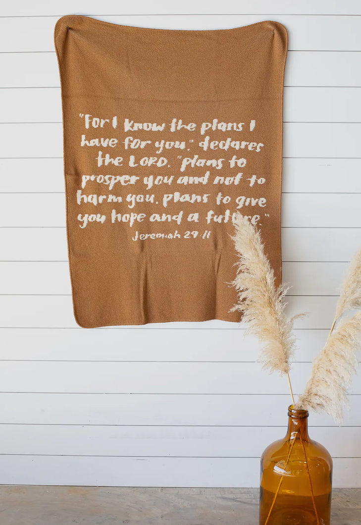 Jeremiah 29:11 Baby Blanket 30X40