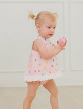 Load image into Gallery viewer, Baby Girls Striped Bunny Top With Bloomers Set Rufflebutts