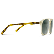 Load image into Gallery viewer, Hunter- Polarized Double Bridge Rectangular Sunglasses- Rustic Tortoise/ Smoke Green Lens