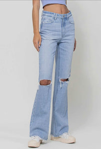 Faith Moves Mountains High Rise Jeans