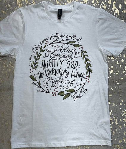 Isaiah 9:6 Christmas Tee