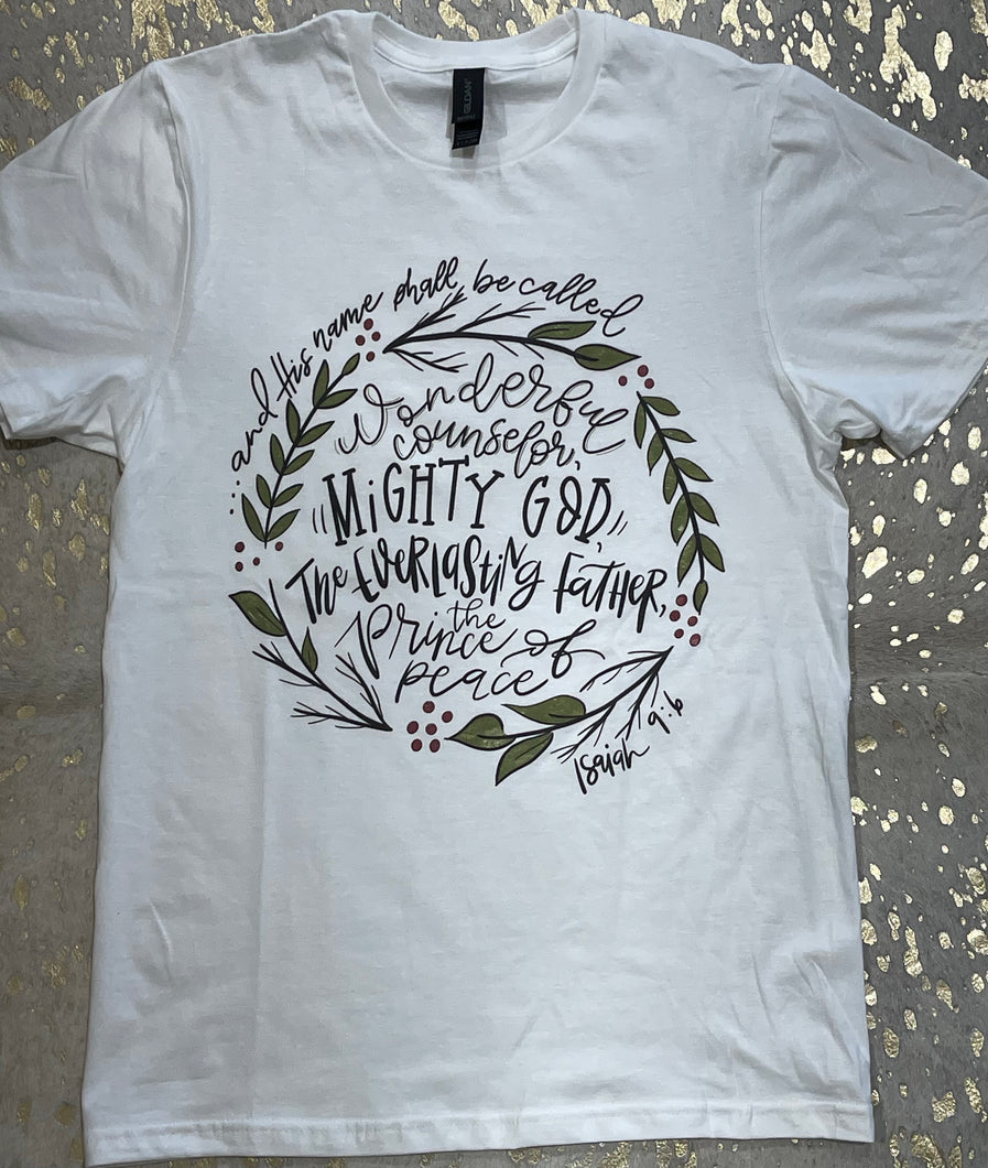 Isaiah 9:6 Christmas Tee