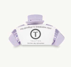 Teletie Medium Lilac Hair Clip