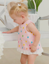 Load image into Gallery viewer, Baby Girls Striped Bunny Top With Bloomers Set Rufflebutts