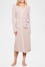 Load image into Gallery viewer, Barefoot Dreams CozyChic Lite Ribbed Midi Robe Willow Pearl