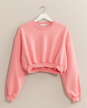 Load image into Gallery viewer, Shine Bright Washed French Terry Cropped Sweatshirt