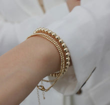 Load image into Gallery viewer, Katie Waltman 4mm Gold Filled Bead Bracelet