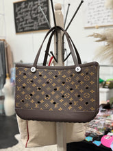 Load image into Gallery viewer, Designer Inspired Rubber Tote