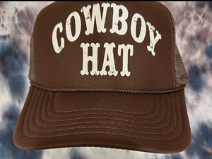 Trucker Brown Cowboy Hat