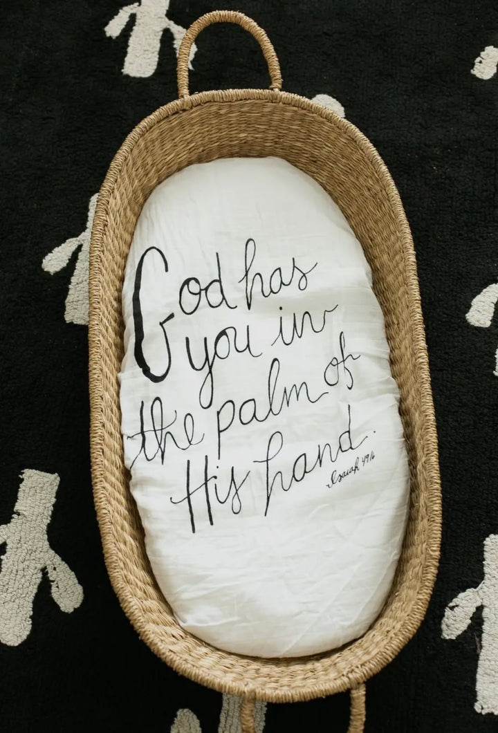 Isaiah 49:16 Bassinet Cover/ Changing Cover