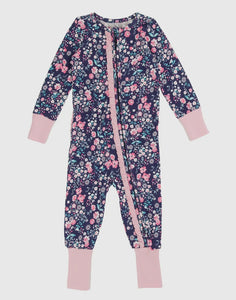 Moonlight Meadow Ruffle Butt Onesie