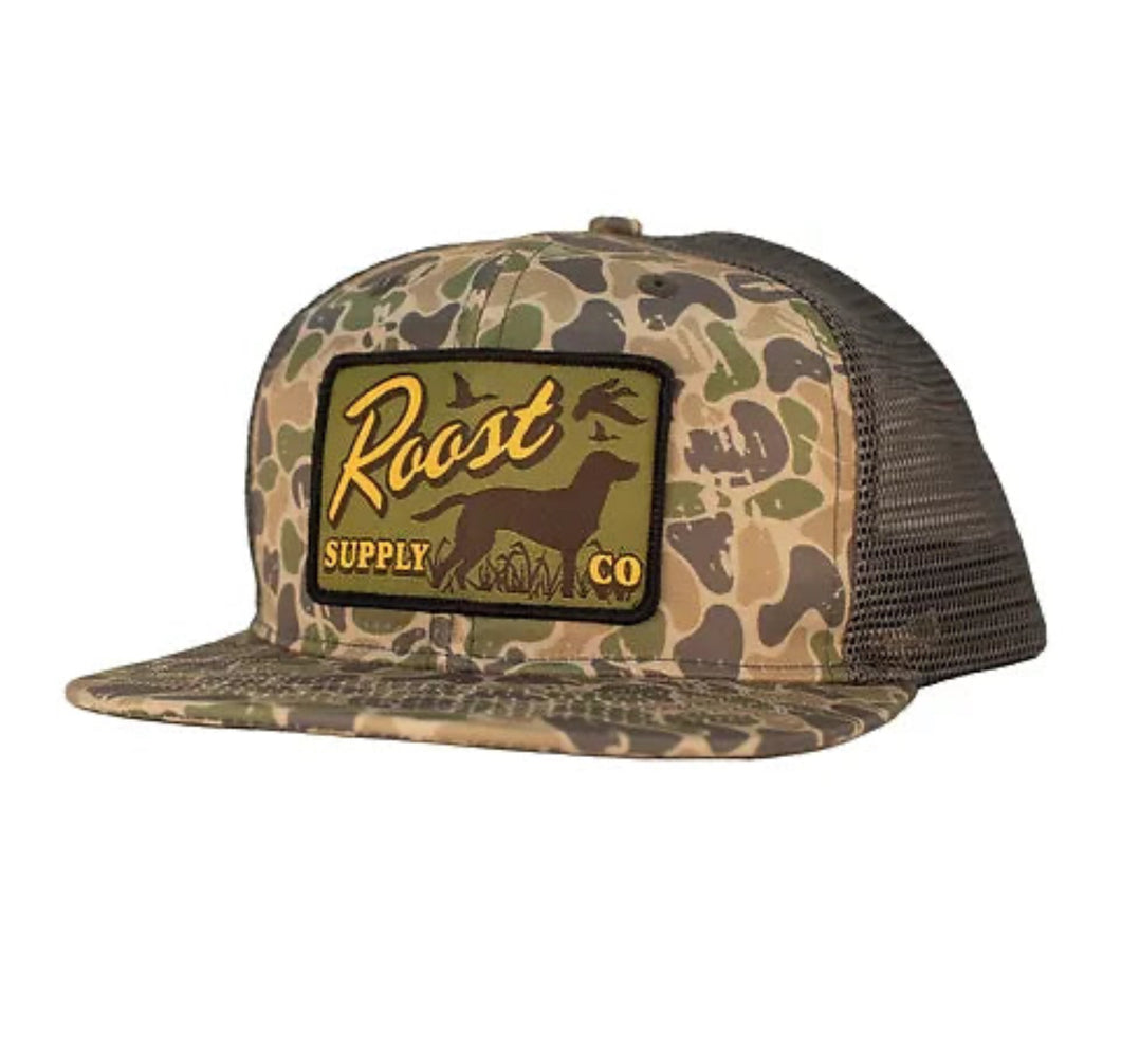 Roost Backwoods Camo Patch Hat