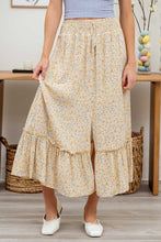 Load image into Gallery viewer, Blessed Life Floral Front Slit Midi Skirt