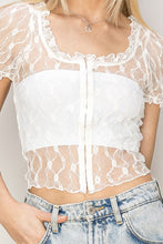 Load image into Gallery viewer, More Precious Than Rubies Lace Top