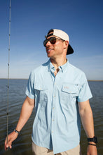 Load image into Gallery viewer, Burlebo Performance Fishing Shirt - Dusty Blue