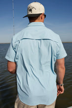 Load image into Gallery viewer, Burlebo Performance Fishing Shirt - Dusty Blue