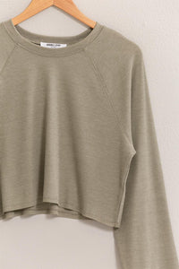 You Are Worthy Olive Sweater Top