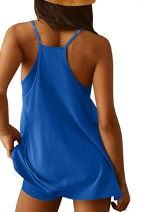 Royal Blue Dress Romper