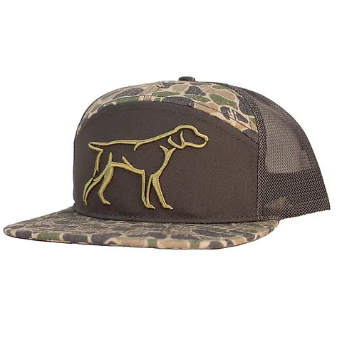 Fieldstone 7 Panel Backwoods Camo 3D Puff Hat