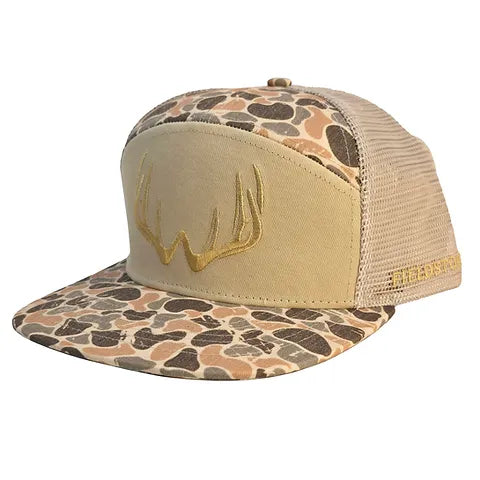 Fieldstone 7 Panel Brown Backwoods Rack 3D Puff Logo Hat