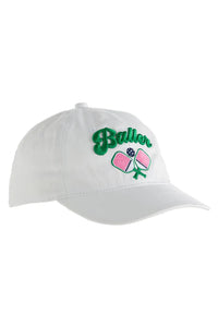 SHIRALEAH "BALLER" HAT, WHITE