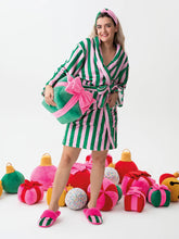 Load image into Gallery viewer, SHIRALEAH FELICITY STRIPE SLIPPERS, PINK