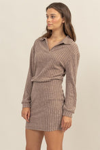 Load image into Gallery viewer, Greater Still Chesnut Ribbed Dress