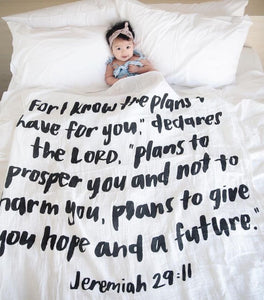 Jeremiah 29:11 Organic Swaddle