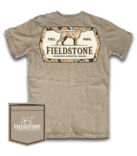 Load image into Gallery viewer, Fieldstone Lab Camo Logo Tee