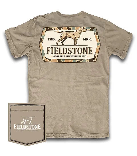 Fieldstone Lab Camo Logo Tee