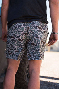 Everyday Short - Retro Duck Camo - Grey Pocket