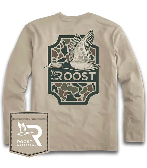 Adult Roost Camo Shield L/S