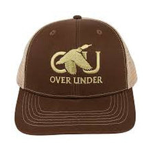Load image into Gallery viewer, Over Under Brown Duck OU Logo Hat
