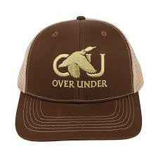 Over Under Brown Duck OU Logo Hat