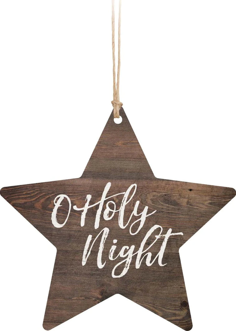O Holy Night Star Ornament