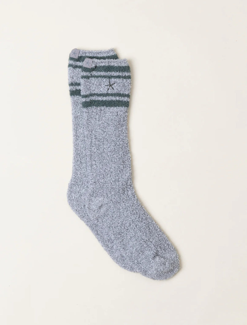 Barefoot Dreams Spruce-Multi CozyChic® Tube Socks