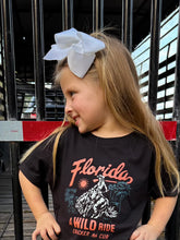 Load image into Gallery viewer, Toddler “Wild Ride” Black T