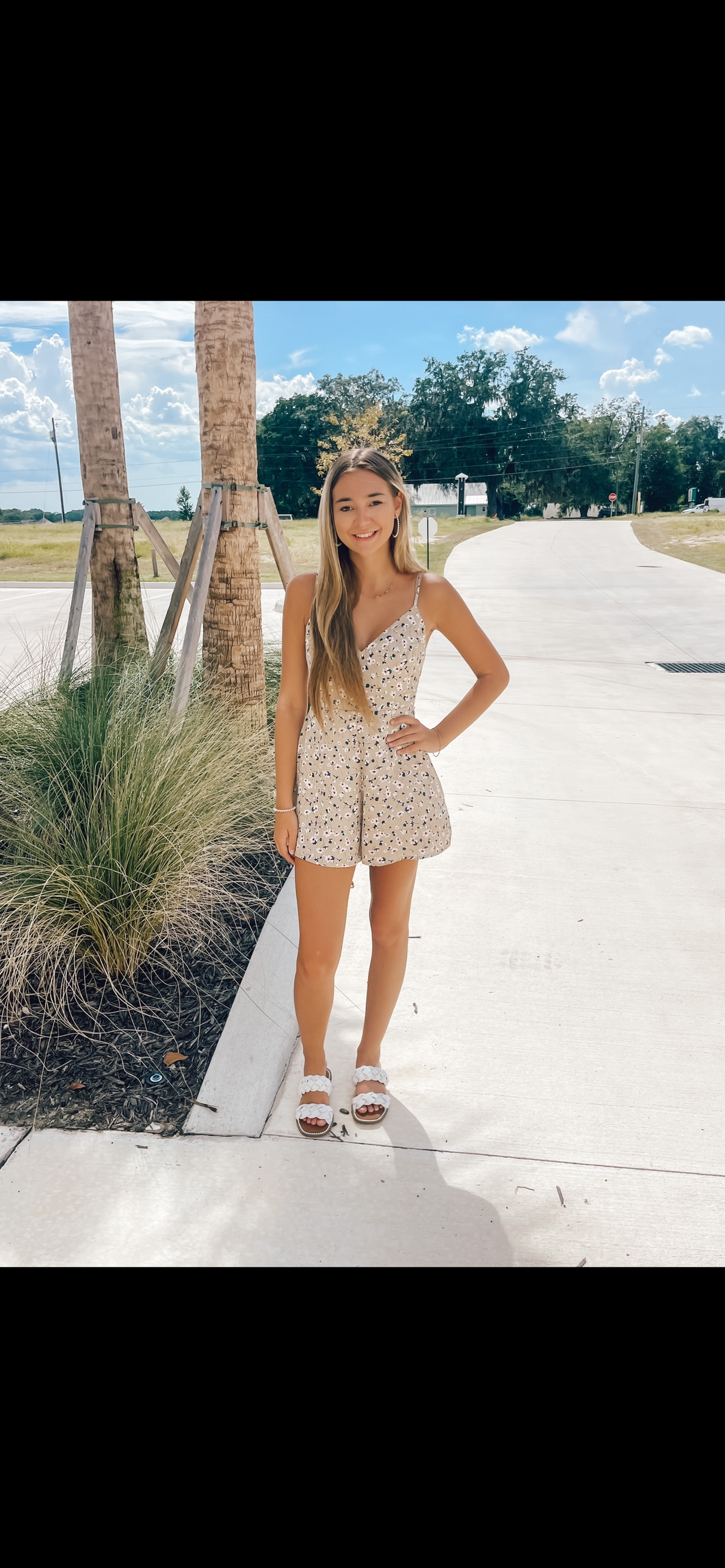 Notably Chic Taupe Romper
